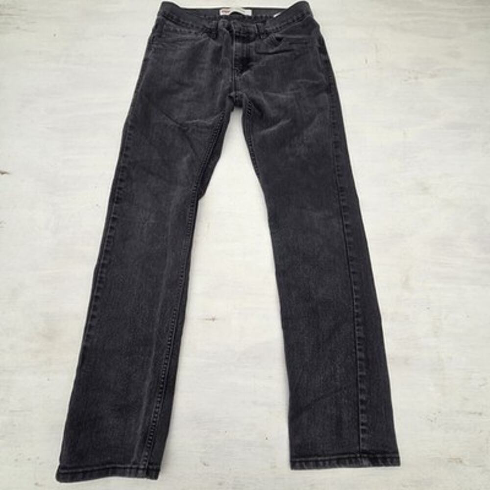 Levi's Boy's 511 Slim 30x30 (Size 20R) Black Jeans Distressed